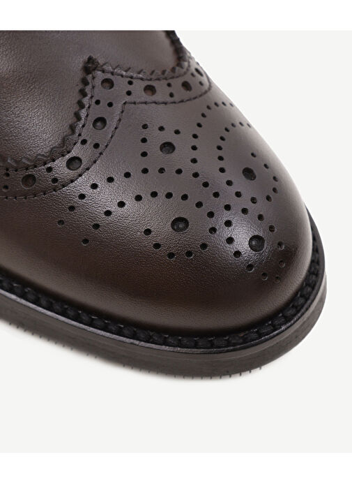 Deri Oxford Bağlı Aayakkabı - Görsel 3