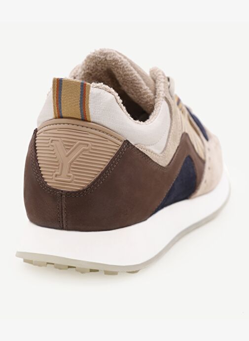 Yargıcı Yargıcı Kum Grogren Detaylı Deri Sneaker Boyner'de! Kum - 4. görsel