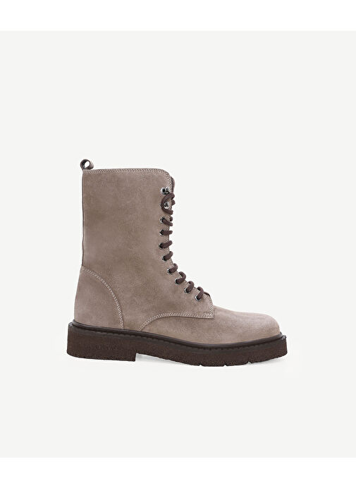 TAŞ DETAYLI DERİ BAĞCIKLI BOT - Görsel 2