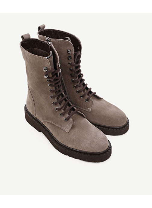 TAŞ DETAYLI DERİ BAĞCIKLI BOT - Görsel 5