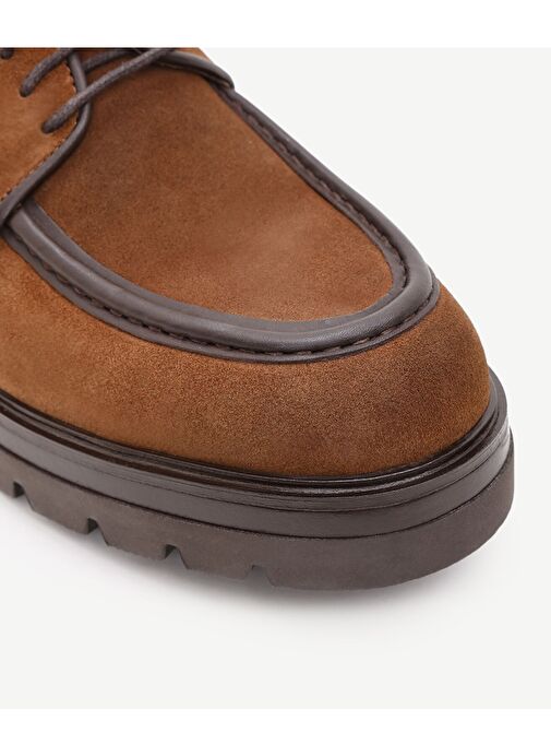 Yargıcı Taba Erkek Süet Klasik Ayakkabı 24KEAY4400X - Görsel 3