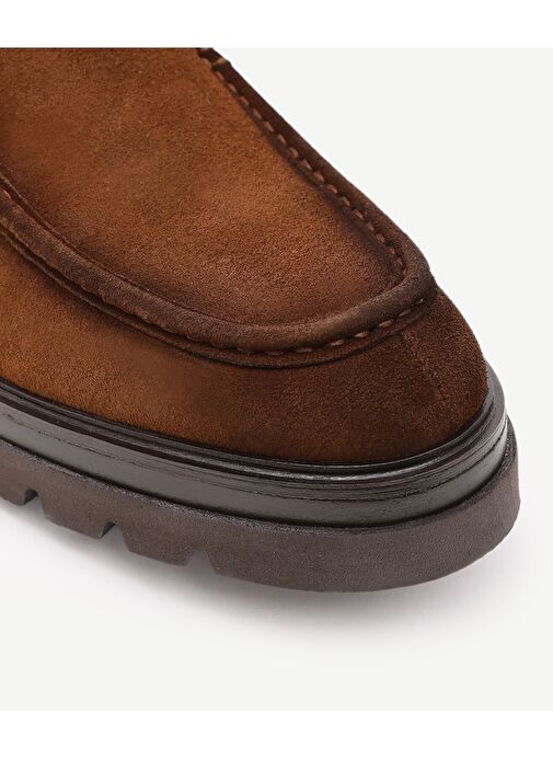 RETRO GÖRÜNÜMLÜ LASTİKLİ DERİ BOT - Görsel 3