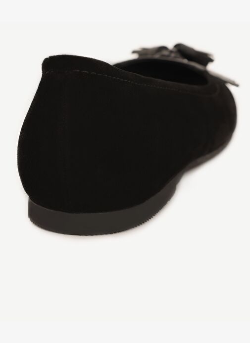 Püskül Detaylı Deri Babet - Görsel 4