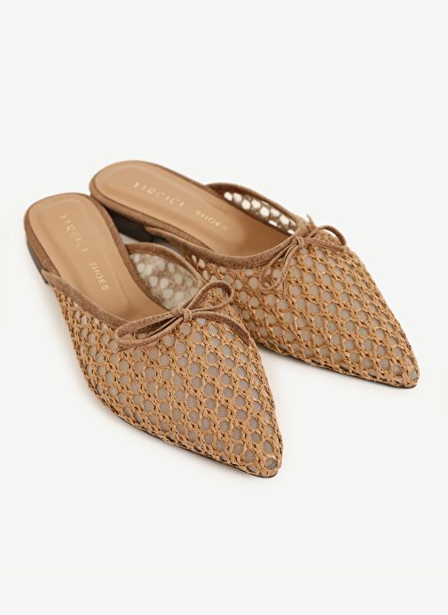 Fiyonk Detaylı Önü Kapalı Terlik - Görsel 5