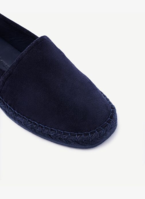 Jüt Tabanlı Deri Espadril - Görsel 3