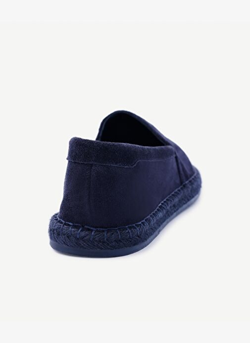 Jüt Tabanlı Deri Espadril - Görsel 4