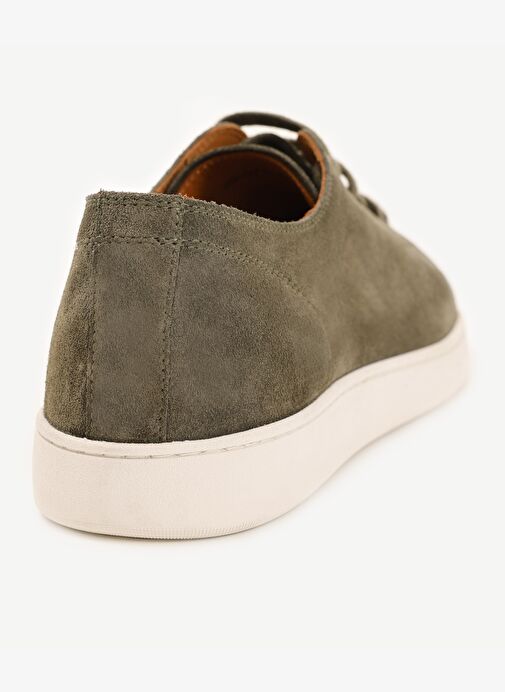 Klasik Renk Detaylı Deri Spor Ayakkabı - Görsel 4