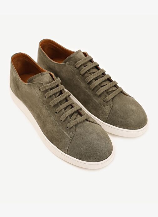 Klasik Renk Detaylı Deri Spor Ayakkabı - Görsel 5