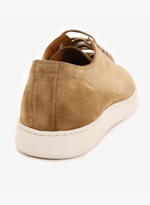 Klasik Renk Detaylı Deri Spor Ayakkabı - Görsel 4