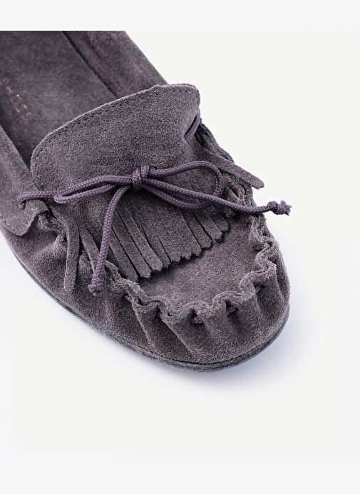 Aksesuar Detaylı Deri Loafer - Görsel 3