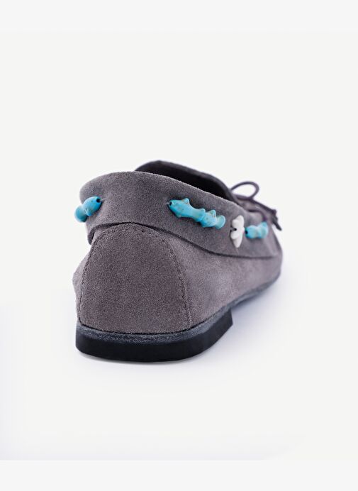 Aksesuar Detaylı Deri Loafer - Görsel 4