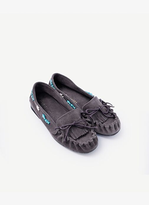 Aksesuar Detaylı Deri Loafer - Görsel 5