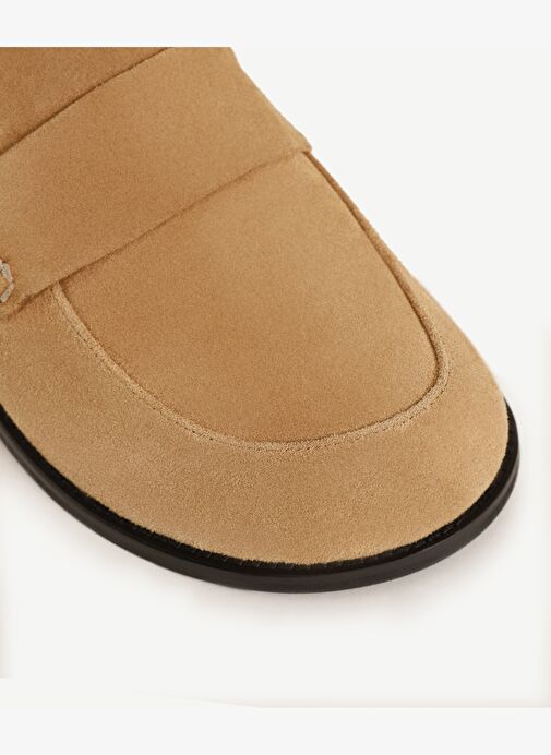 Atkılı Arkası Açık Deri Ayakkabı - Görsel 3