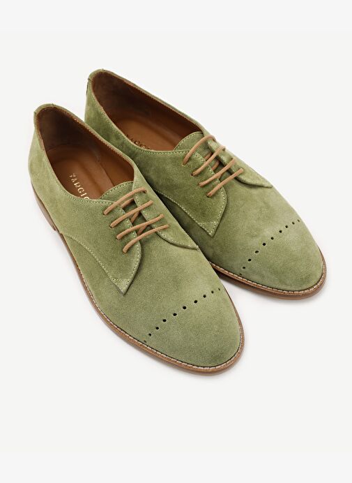 Astarsız Yumuşak Deri Bağcıklı Ayakkabı - Görsel 5