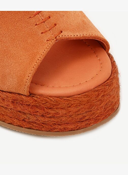 Platform Taban Deri Espadril - Görsel 3