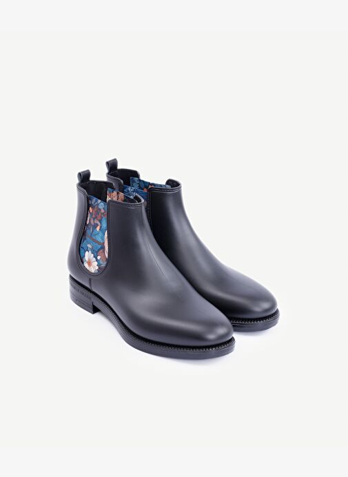 Çiçek Baskılı Lastikli Yağmur Botu - Görsel 5