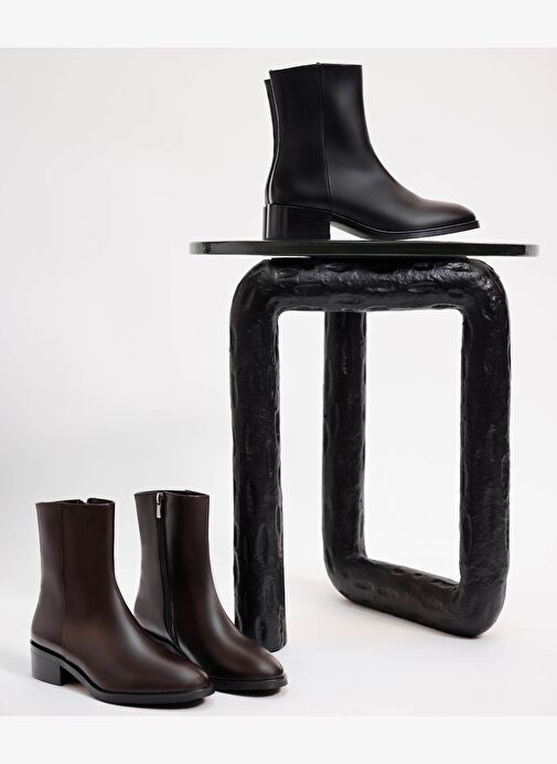 Yumuşak Deri Düz Bot - Görsel 6