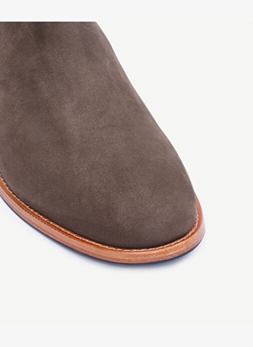 Lastikli Deri Çizme - Görsel 3