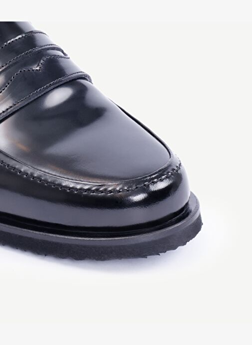 Zımba Detaylı Deri Loafer - Görsel 3