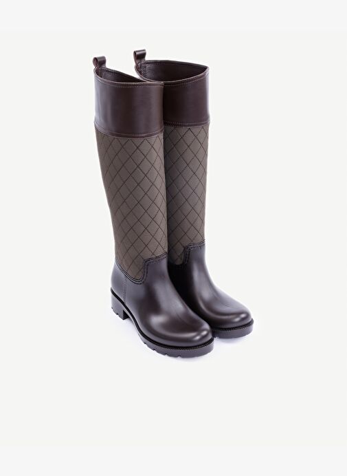 Kapitone Detaylı Yağmur Çizmesi - Görsel 5