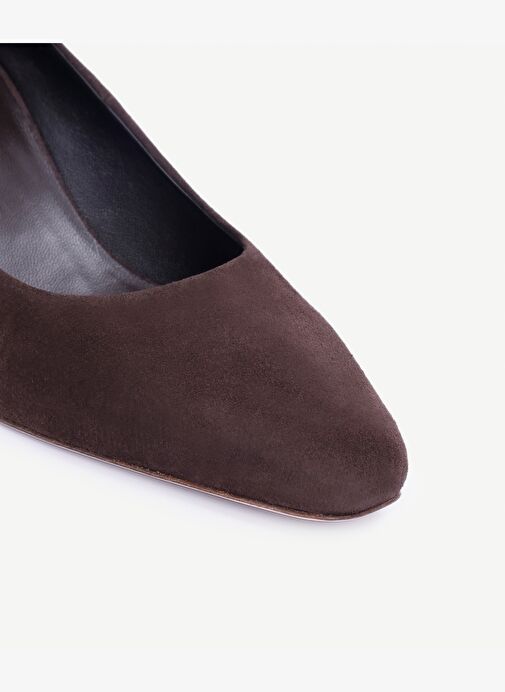 Yargıcı Yargıcı Kahverengi Deri Topuklu Ayakkabı Boyner'de! Kahverengi - 3. görsel