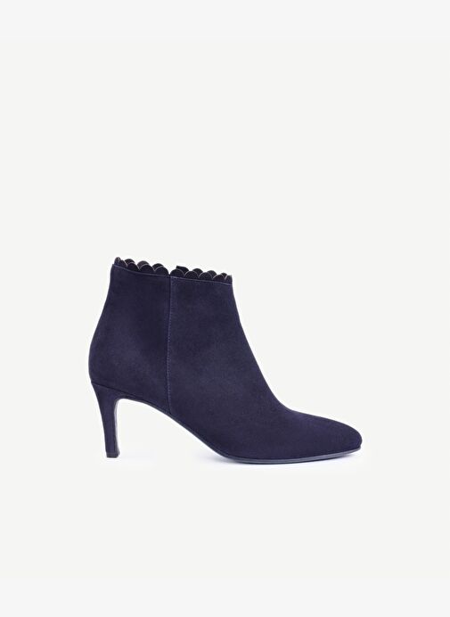 Fermuarlı Deri Topuklu Ayakkabı - Görsel 2