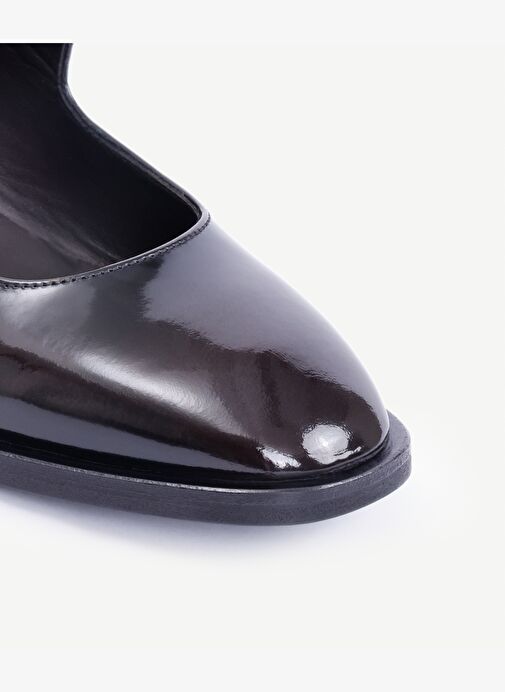 Atkılı Deri Düz Ayakkabı - Görsel 3