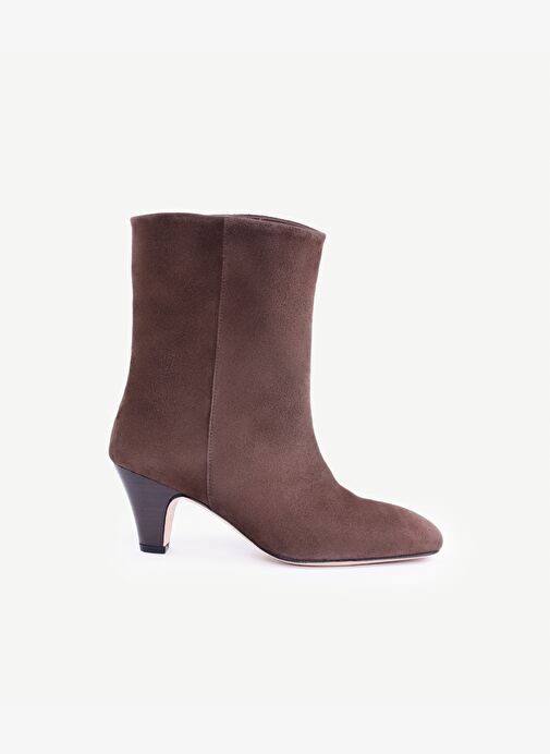 Topuklu Uzun Deri Bot - Görsel 2