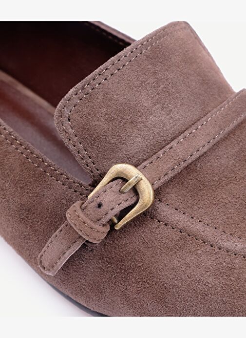 Atkılı Deri Loafer - Görsel 4