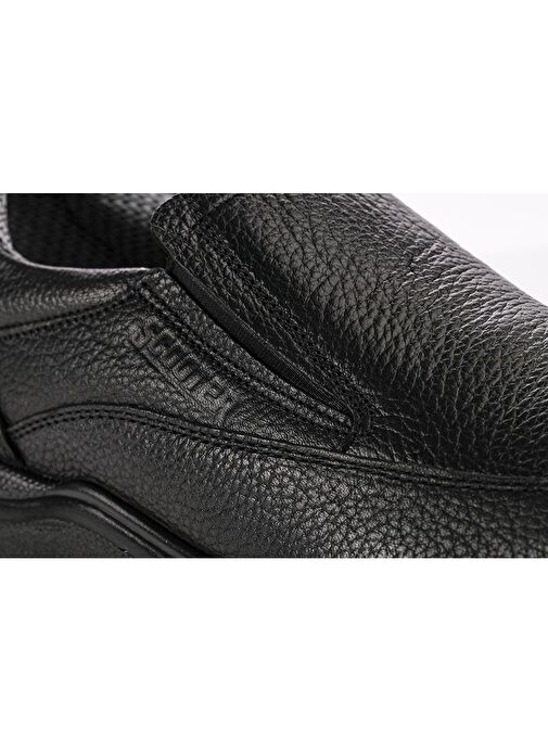 Scooter Siyah Erkek Deri Günlük Ayakkabı M3081FS - Görsel 5