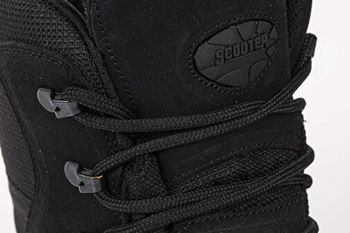 Scooter Deri Tactical Siyah Erkek Postal P1491NS - Görsel 5