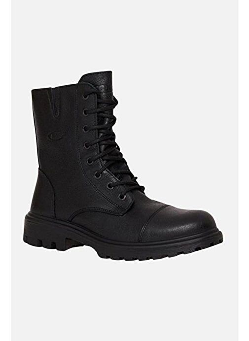 Scooter Su Geçirmez Deri Siyah Kadın Bot Z7107DS - Görsel 2