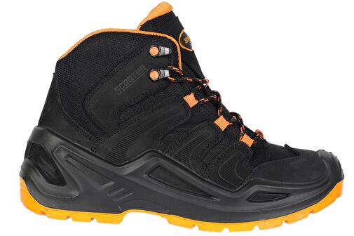 Scooter Deri Su Geçirmez Tactical Siyah-Turuncu Erkek Postal P3102NST - Görsel 2