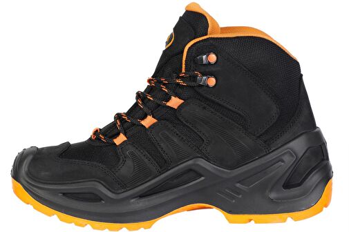 Scooter Deri Su Geçirmez Tactical Siyah-Turuncu Erkek Postal P3102NST - Görsel 4