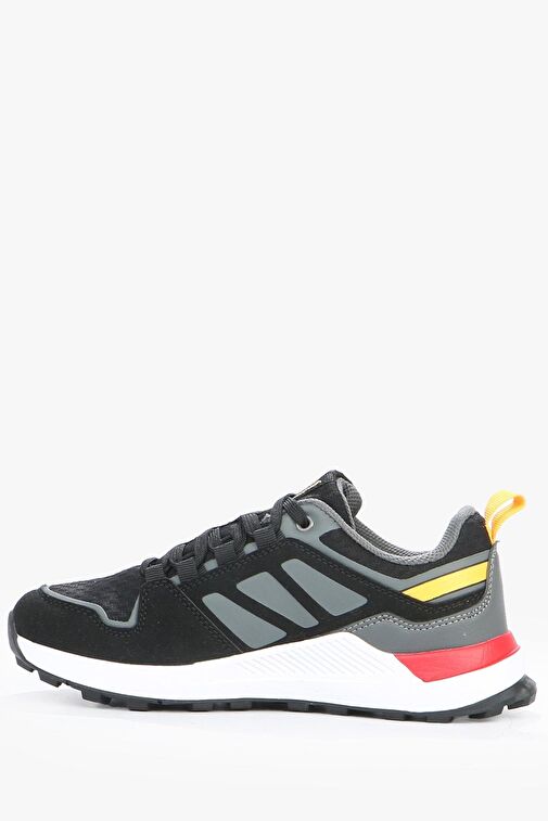 Hammer Jack Nadal Siyah Kırmızı Kadın Spor Ayakkabı - Görsel 4