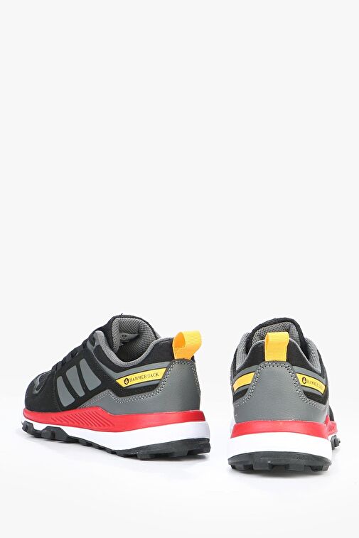 Hammer Jack Nadal Siyah Kırmızı Kadın Spor Ayakkabı - Görsel 6