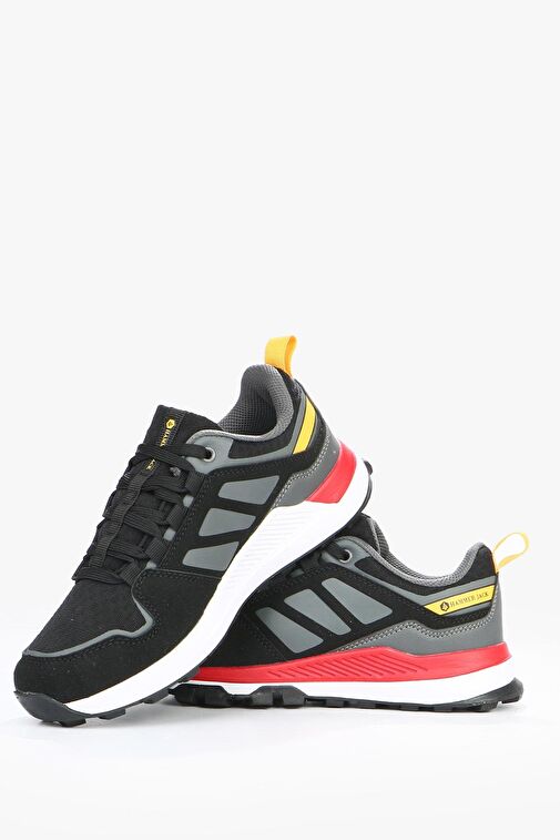 Hammer Jack Nadal Siyah Kırmızı Kadın Spor Ayakkabı - Görsel 7