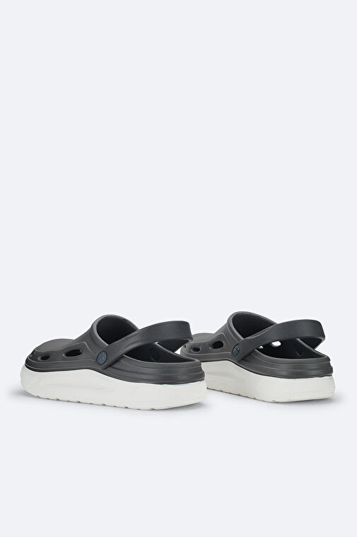 Erkek Antrasit-Beyaz Eva Terlik A31Y8316 - Görsel 4