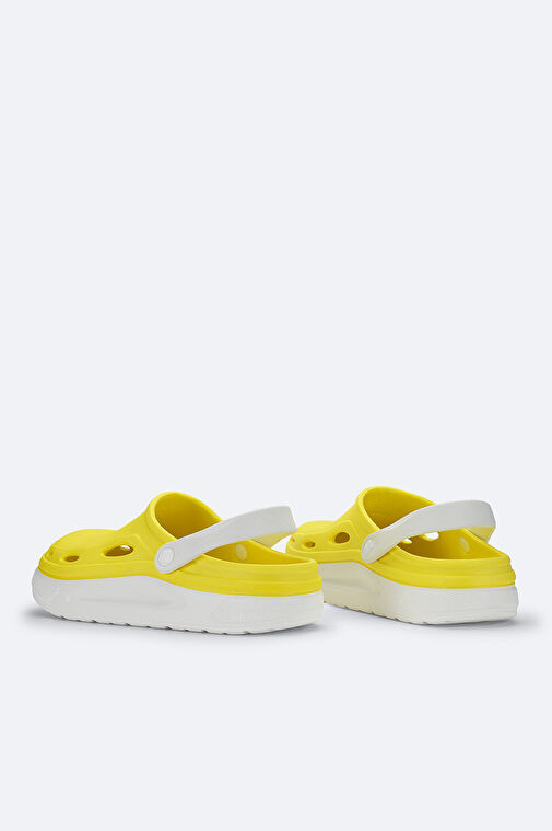 Erkek Beyaz-Sarı Eva Terlik A31Y8316 - Görsel 5