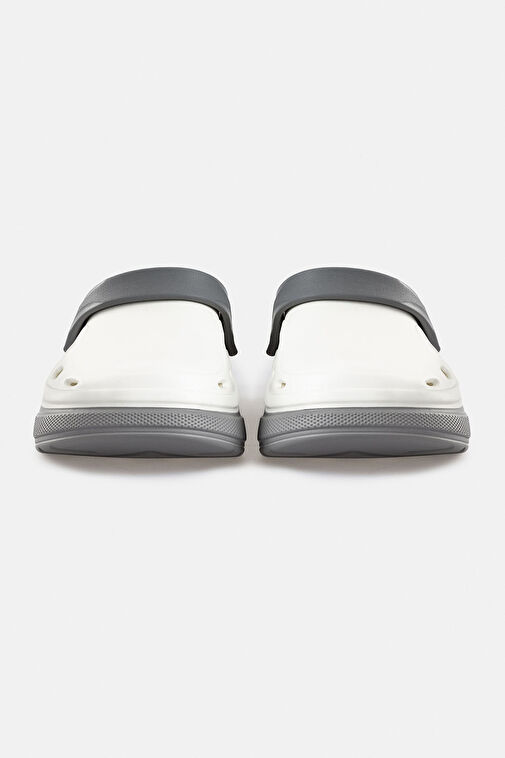 Erkek Beyaz-Gri Eva Terlik A31Y8316 - Görsel 3