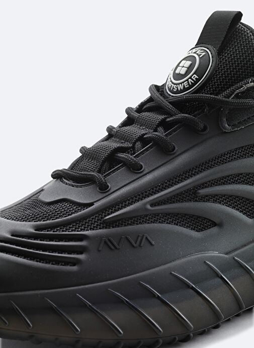 Erkek Siyah Spor Ayakkabı A41Y8020 - Görsel 4