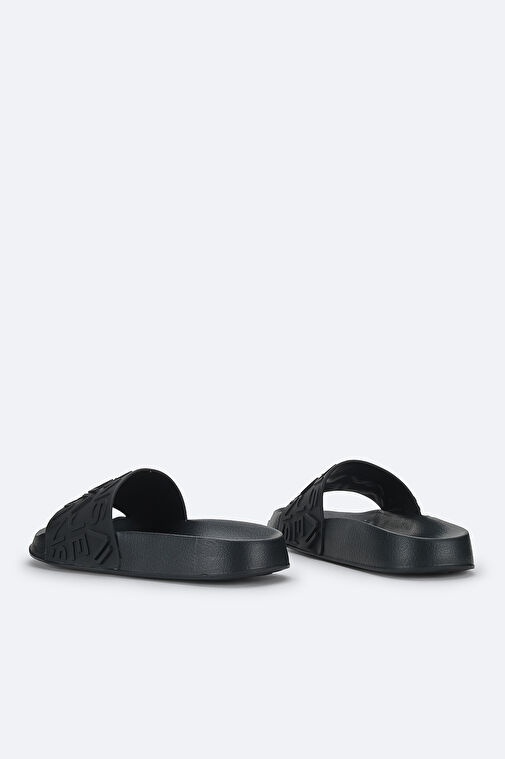 Avva Avva Erkek Siyah Logolu Terlik A41Y8304 Sandalet & Terlik | Boyner Siyah - 4. görsel