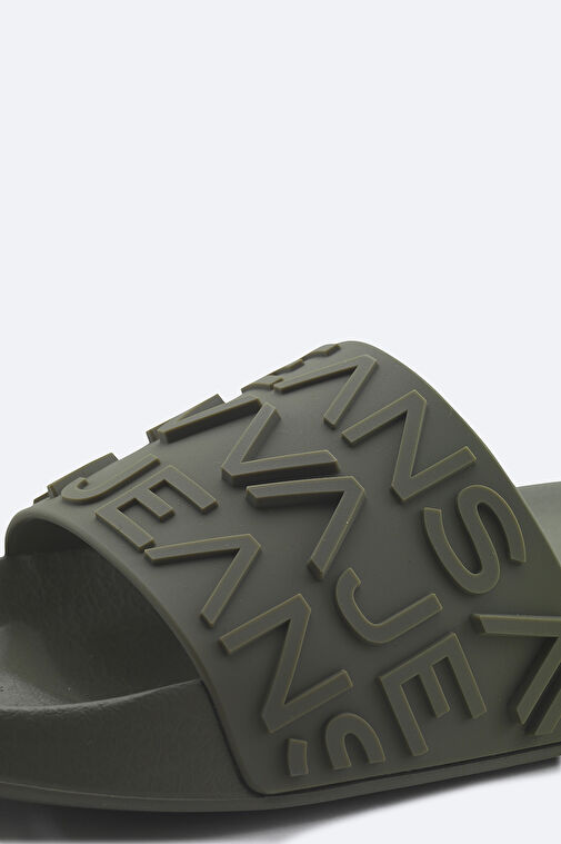 Erkek Haki Logolu Terlik A41Y8304 - Görsel 5