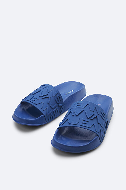 Erkek Saks Logolu Terlik A41Y8304 - Görsel 3