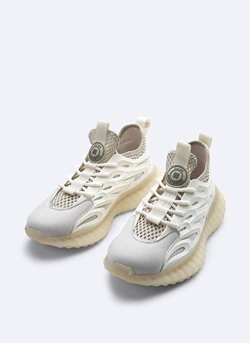 Erkek Bej Spor Ayakkabı A41Y8023 - Görsel 3