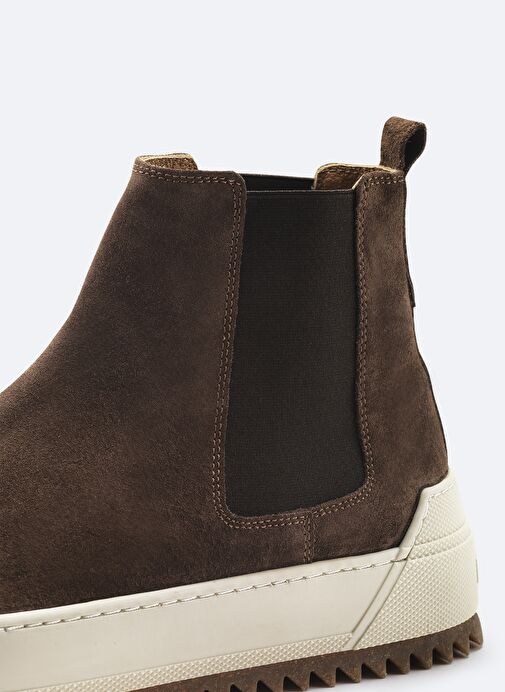 Erkek Kahve Deri Süet Bot B008009 - Görsel 7