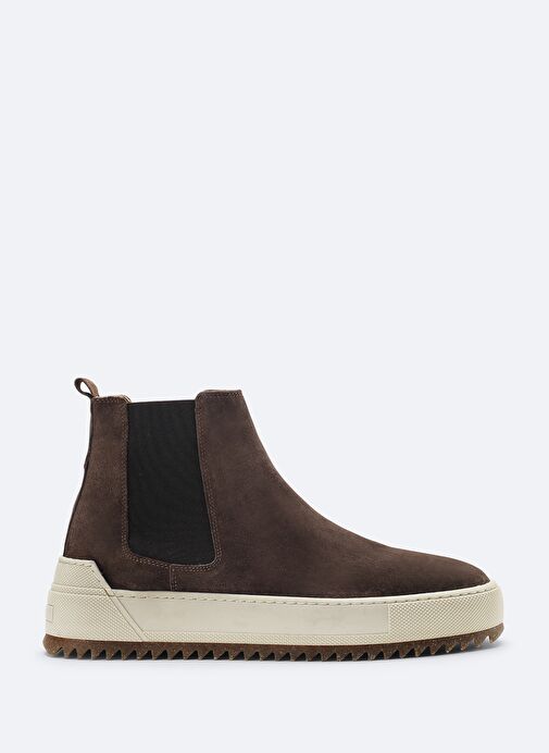 Erkek Kahve Deri Süet Bot B008009 - Görsel 4