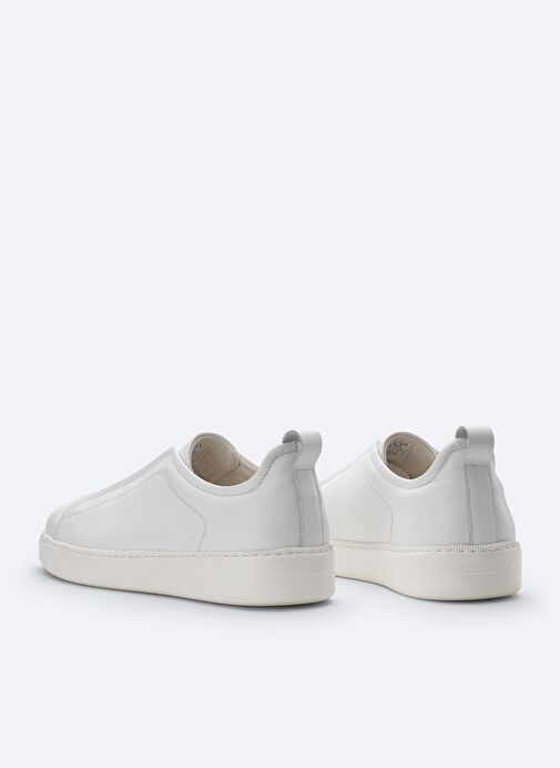 Erkek Beyaz Lastik Bantlı Casual Ayakkabı A51Y8001 - Görsel 4