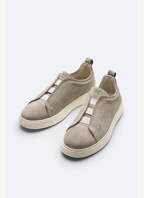 Erkek Taş Lastik Bantlı Süet Casual Ayakkabı A51Y8002 - Görsel 6