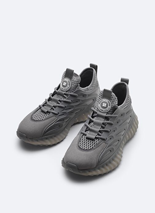 Erkek Gri Spor Ayakkabı A51Y8011 - Görsel 3